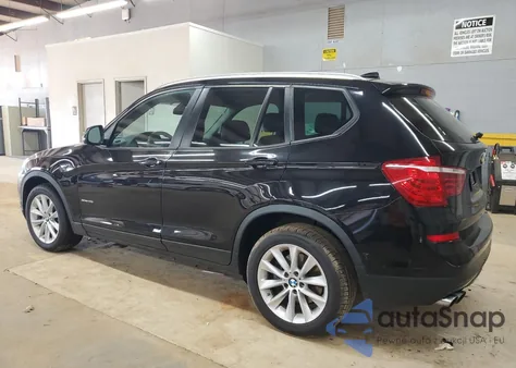 2017 BMW X3 Sdrive28I из США, поврежденный, VIN 5UXWZ7C35H0X40443